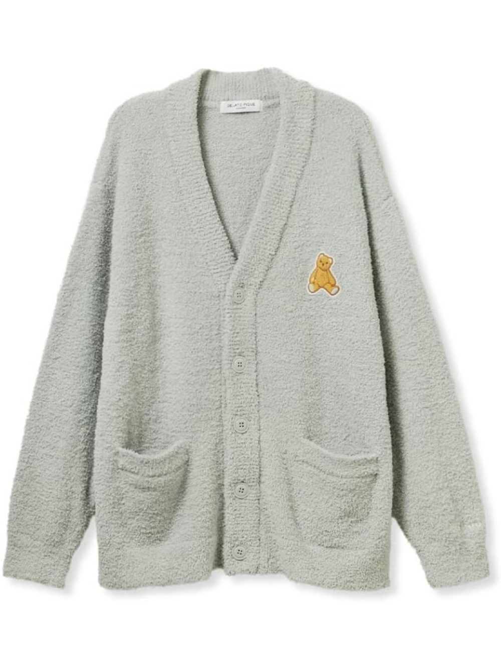 Gelato Pique Homme Green Cardigan